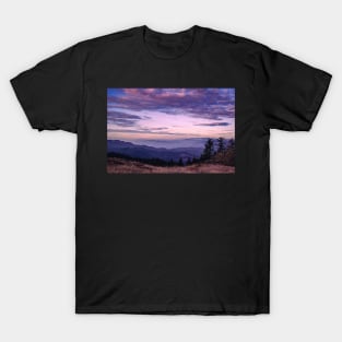 Colorful sunset mountain view T-Shirt